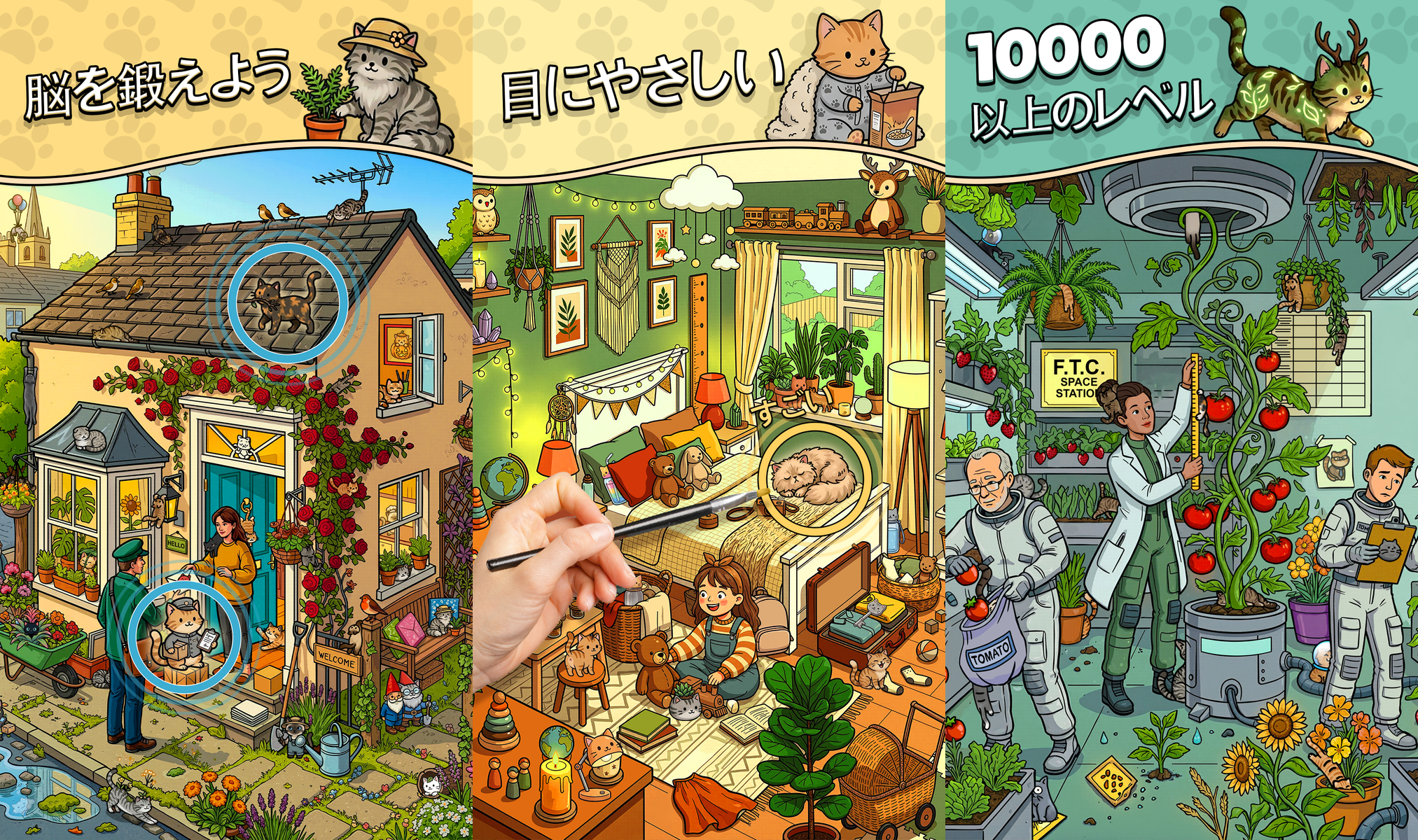 ネコを探せ 2 — (Find The Cat 2)の公式紹介画面