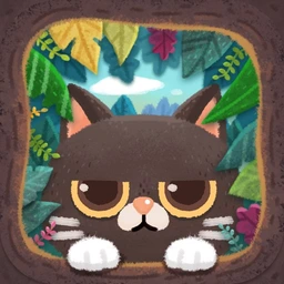 猫と秘密の森のゲームアイコン