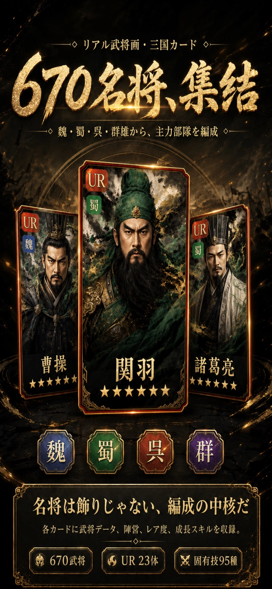 三国志カード英雄伝｜放置系ターン制RPG：公式掲載の紹介画像1
