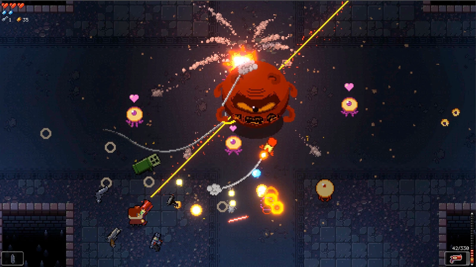 Enter the Gungeon：公式掲載の紹介画像