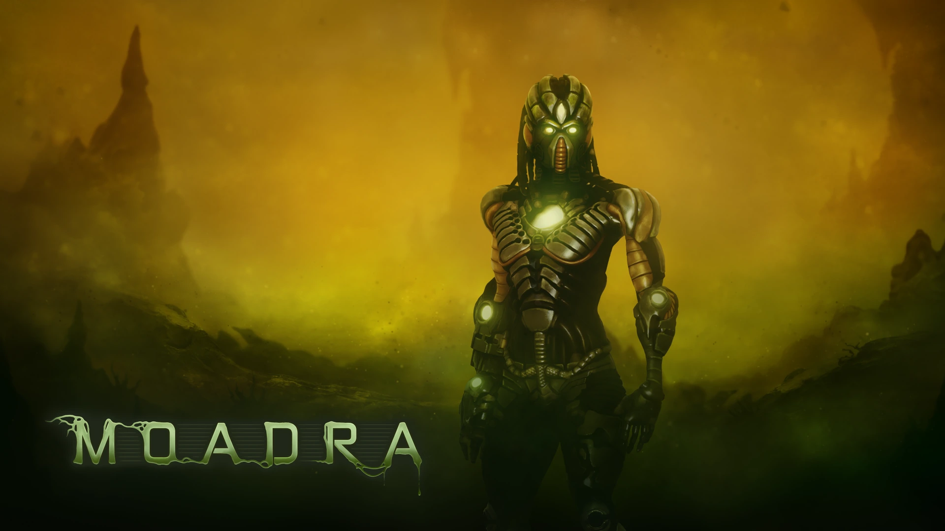 Moadra：惑星Protea VIと主人公を描いた公式キーアート