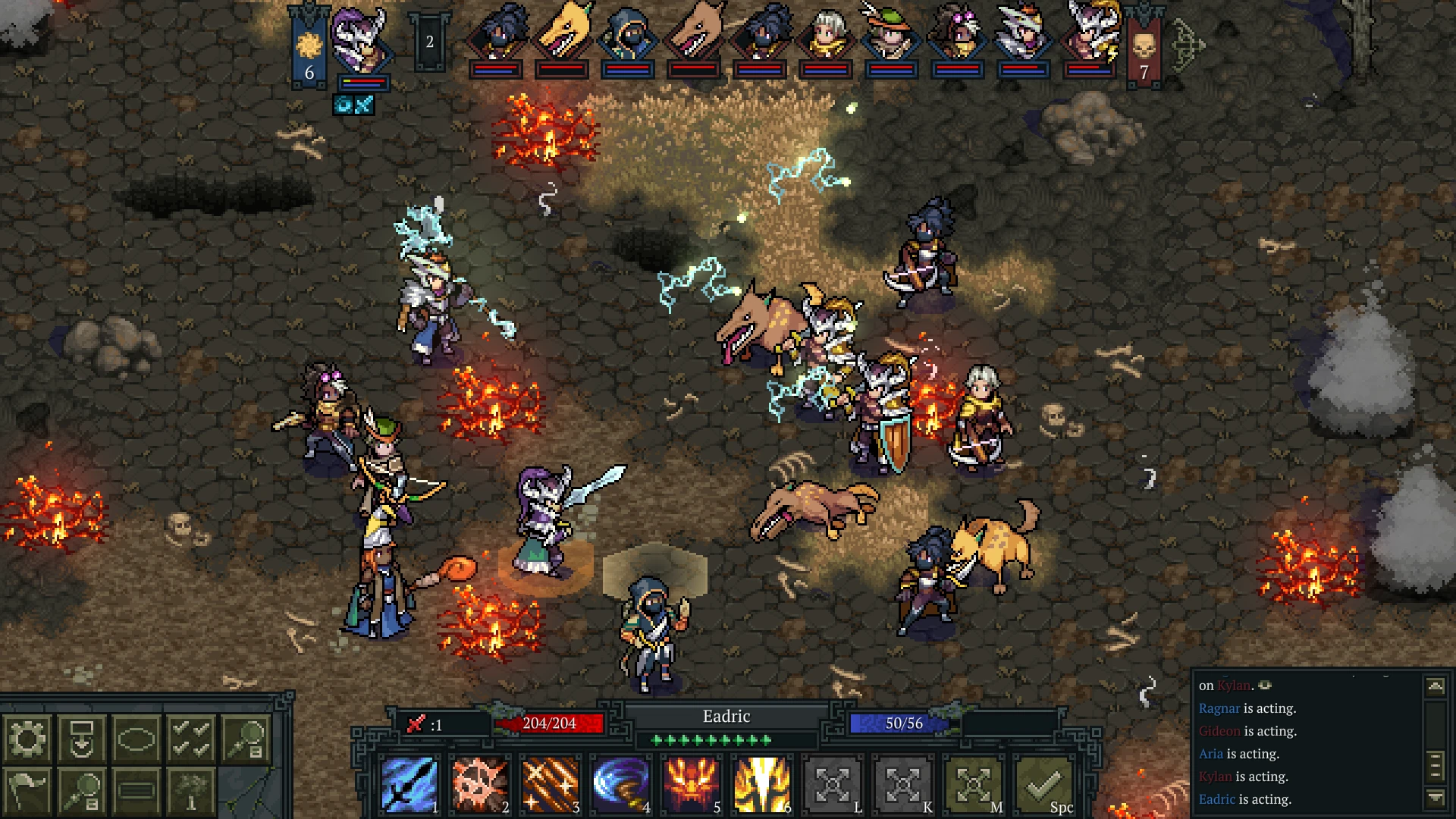 Pathbreakers: Roaming Blades：傭兵とモンスターがヘックスの戦場で対峙する公式画面
