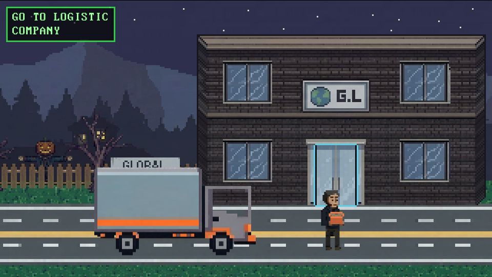 Pixel Nightshift: The Vesta Protocolの公式配布表紙。